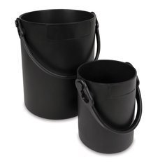Carrier buckets, For bottles up to 1.5 l, black, 1 unit(s)