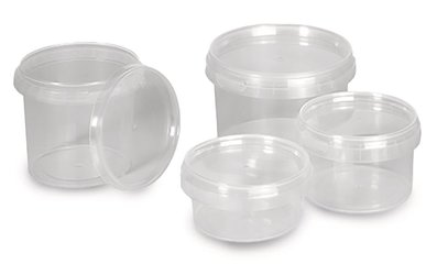 UniPak® tin, Transparent, PP, 280 ml, 100 unit(s)