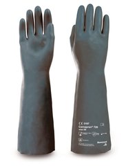 Chemical protection gloves, Camapren 726, black, 385-415 mm, size 10, 1 pair