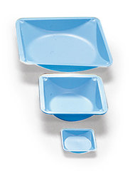 Rotilabo® disposable weighing pans, 330 ml, PS, non-sterile, opaque blue,