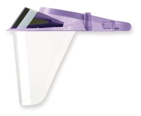 Op-d-op II face visor, violet, incl. 3 face shields, 1 unit(s)