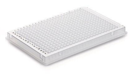 Rigid frame 384 well PCR plate, Low, frosted, whole frame, 50 unit(s)