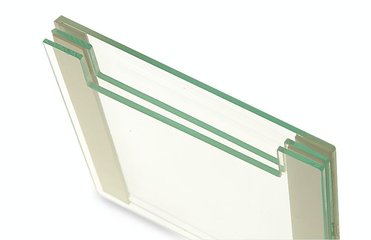 Notched Glass Plates ROTIPHORESE® PROclamp MINI Wide with fixed spacers