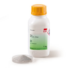 Quarz, min. 99 % powdered, upto 125 µm, 500 g, plastic