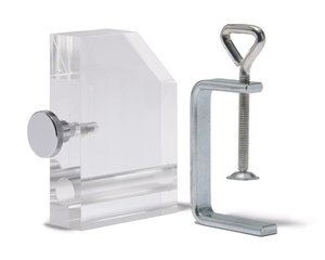 Table holder, acrylic glass, for securely attaches, 1 unit(s)