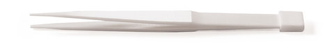 Ceramic forceps, sharp, straight tip, length 120 mm, 1 unit(s)