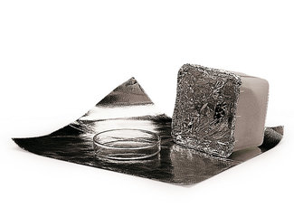 ROTILABO® aluminium foil, Thickn 30µm, width 100mm, length 100mm, 1000 unit(s)