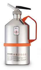 Safety laboratory canister, S. steel, with microdispenser, 0.5 l, 1 unit(s)