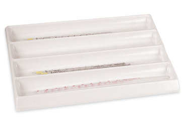 ROTILABO®-pipette tray, PVC, subdivided, L 420 x W 300 x H 40 mm, 1 unit(s)