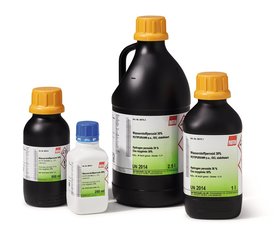 Hydrogen peroxide, ROTIPURAN®, 30 %, p.a., ISO, stabilised, 500 ml, plastic