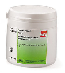 Rotisilon® C/D silicone grease, for normal vacuum, from -40 to +200 °C, 100 g