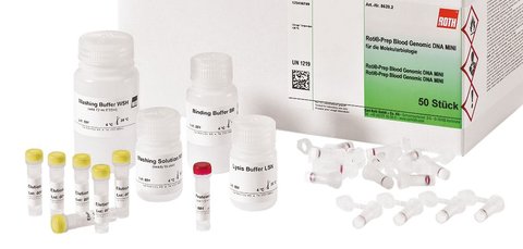 ROTI®Prep Genomic DNA MINI, 10 preparations, for molecular biology, cardboard