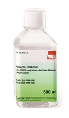 ROTI®CELL RPMI-1640, sterile, w/o glutamine, w/o phenol red, 500 ml, plastic