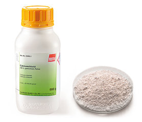 Calcium chloride, min. 94 %, dehydrated, 2.5 kg, plastic