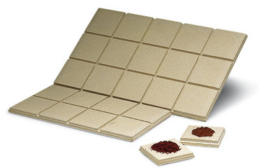ROTILABO® clay squares, 150 x 150 mm, 25 squares 30 x 30 mm, 1 unit(s)
