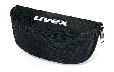 Glasses bag, by UVEX, black, robust case for temple glasses from UVEX, 1 unit(s)