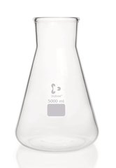 Wide neck Erlenmeyer flask, DURAN®, without scale, 5000 ml, 1 unit(s)