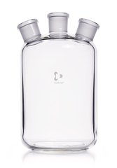 Woulff bottle, with 3 standard ground, necks, DURAN®,2000 ml, 1 unit(s)