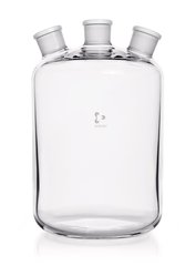 Woulff bottle, with 3 standard ground, necks, DURAN®,5000 ml, 1 unit(s)