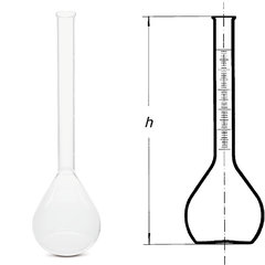 Rotilabo®-flask, 1000 + 100 ml, with graduated neck, borosilicate glass