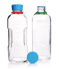 DURAN® YOUTILITY laboratory bottles, clear glass, 1000 ml, GL 45, 4 unit(s)