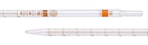 Graduated pipettes, cl. AS, brown grad., AR-GLAS®, L 360 mm, 0.5 ml, 12 unit(s)