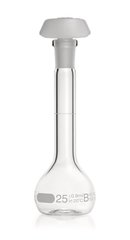 DURAN®-volumetric flask, class B, 25 ml, white graduation, 2 unit(s)