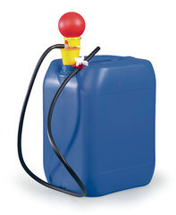 OTAL-hand pump hose with stopcock, PP, 12 l/min, for containers max. 60 l
