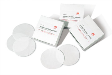 Rotilabo®-round filters, type 11A, cellulose, Ø membrane 125 mm, 100 unit(s)