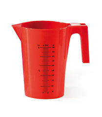 Measuring beaker made of PP, 500 ml, red, 1 unit(s)