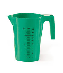 Measuring beaker made of PP, 500 ml, green, 1 unit(s)