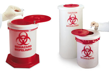 Biohazard waste collection containers, 5,5 l, auslaufsicher, 1 unit(s)