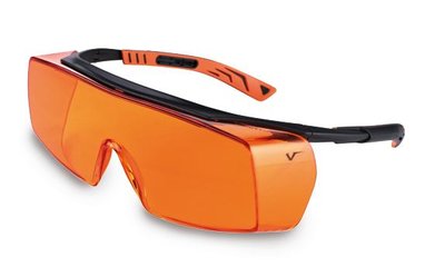 Over-goggles 5X7, lens orange, frame colour black/orange, 1 unit(s)