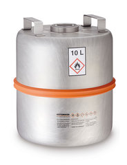 Safety collection container without, levelindicator, stainl. steel, 10 l