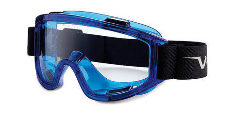 Full view goggles 601, blue, with indirect ventilation, 1 unit(s)