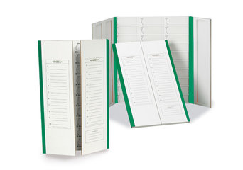 Preparation folders, green, for 20 microscope slides, 1 unit(s)
