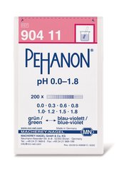 Indicator papers PEHANON®, with imprinted pH-scale, pH 0-1.8, 200 unit(s)