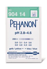 Indicator papers PEHANON®, with imprinted pH-scale, pH 2.8-4.6, 200 unit(s)