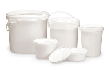 Disposable bucket, PP, white, 5700 ml, 10 unit(s)