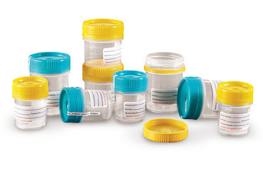Sample tubs SpecTainer(TM) 60 ml,, sterile, PP, screw cap made of PE