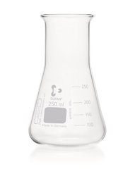 Wide neck Erlenmeyer flasks, DURAN®, scale, 250 ml, DIN 24450, 10 unit(s)