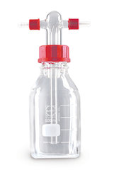 Gas wash bottle, DURAN®, without filter plate, 500 ml, 1 unit(s)