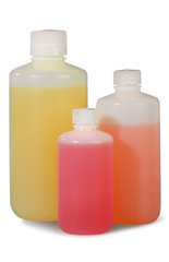 Fluorinated narrow neck bottles, HDPE, leakproof, 250 ml, 12 unit(s)
