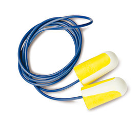 Disposable ear plugs Bilsom 304L, acc. DIN EN 352-2, with safety strap, 20 pair