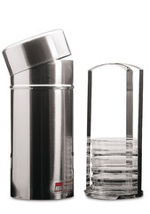 Rotilabo®-sterilization container, for 20 Petri dishes, stainless steel
