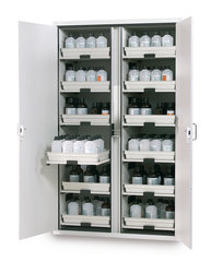 SL-Classic acid and base cabinets B1200, 2 panel doors, light grey, 1 unit(s)