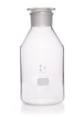 Wide neck storage bottle, glass stopper, DURAN®, clear, 5000 ml, 1 unit(s)