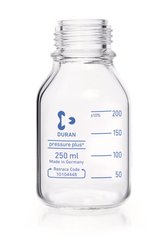 Screw neck bottle 250 ml, clear glass, DURAN® pressure plus Protect, 1 unit(s)