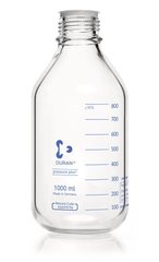 Screw neck bottle 1000 ml, clear glass, DURAN® pressure plus Protect, 1 unit(s)