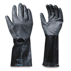 Butyl-gloves SHOWA 874R, size 7, thickness 0.35 mm, 1 pair